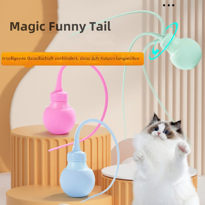 Cat Toy Katzenspielzeug Elektrischer Ball Magic Tail Selbstbeschäftigung Angel!