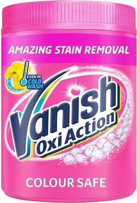 Vanish Oxi Action Colour Safe Stain Remover Powder for Clothes 1Kg, 1st Time Ama