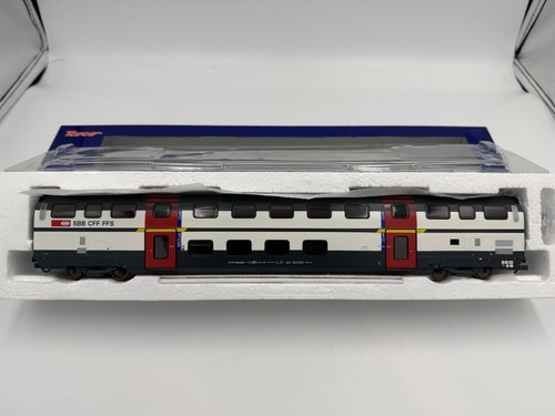 Autocar Roco escala HO 6485 doble piso IC 2000 SBB primera clase  | Zustand: New