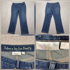 Belle Kim Gravel Bootcut Jeans Women's 12 Blue Denim