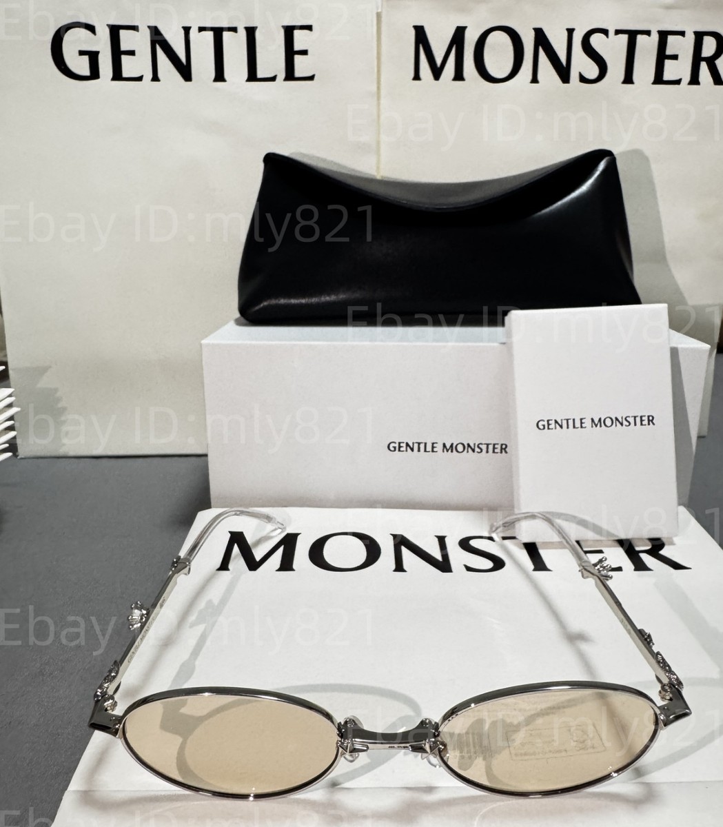 Gentle Monster Pico02 BR 超美品 GentleMonster Sunglasses Pocket - Pico 02(BR) Silver Frame orange