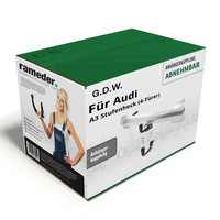 G.D.W. AnhäNgerkupplung Abnehmbar für Audi A3 Stufenheck (4-TüRer) 16- AHK