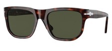 PERSOL PO3306S 24 31 Havana Green 52 mm Unisex Sunglasses