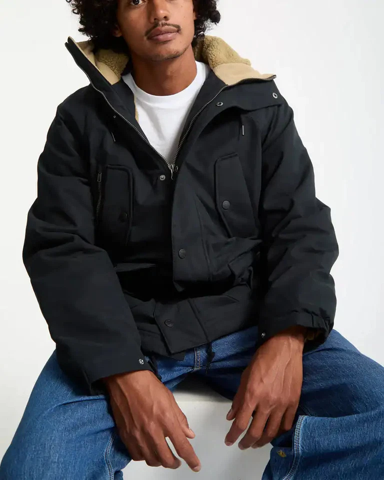 Volcom Starget 5K Teddy Fleece Parka (schwarz) - Bild 3 von 4