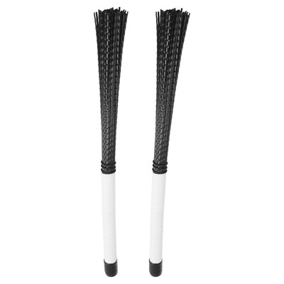 2Pcs Cajon Brush Telescoping Drum Brushes Nylon Sticks Percussion for Jazz1380