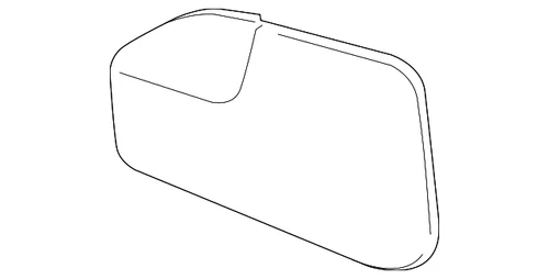 Genuine Ford Mirror Glass DP5Z-17K707-B