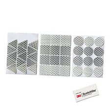 Reflective Stickers for Outdoor Use - Waterproof Stickers for Cars, White