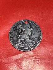 Maria Theresa 1780 Austria Silver Coin Thaler 27.8g, Sterling Silver