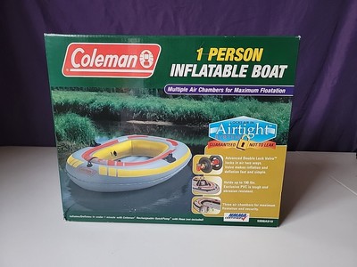 Coleman 1 Person Inflatable PVC Boat Up to 190lbs BRAND NEW