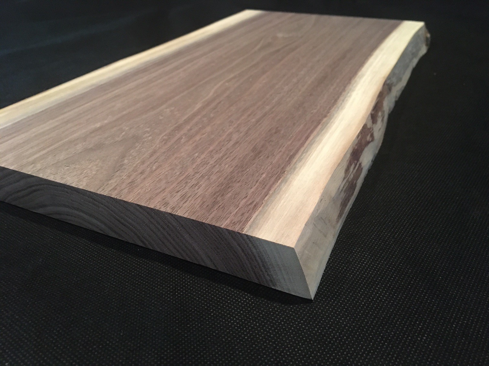 Beautiful Black Walnut Live Edge Small Mini Slab Lumber  Hobby Wood Woodworkers