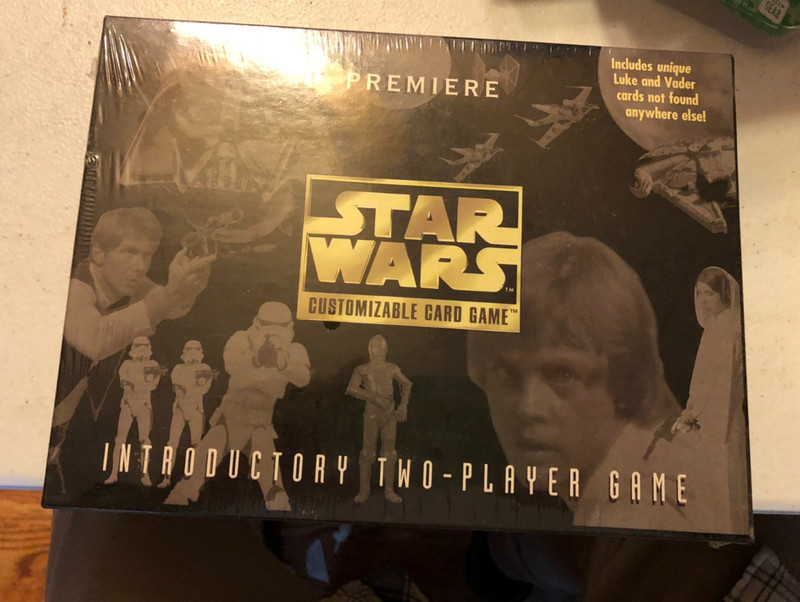VINTAGE STAR WARS CARD GAME