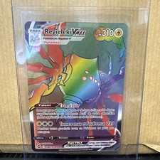 Carte Pokemon Regieleki VMAX 198/195 – Épée et Bouclier Tempête Argentée