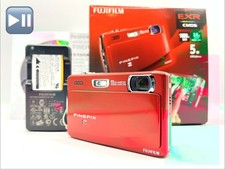 Box / Fujifilm FinePix Z900EXR 16.0MP Red 5x Compact Digital Camera From JAPAN