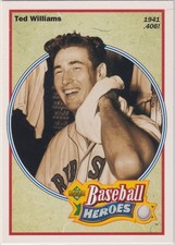 1992 Upper Deck - Baseball Heroes Ted Williams 1941 .406 Ted Williams #29