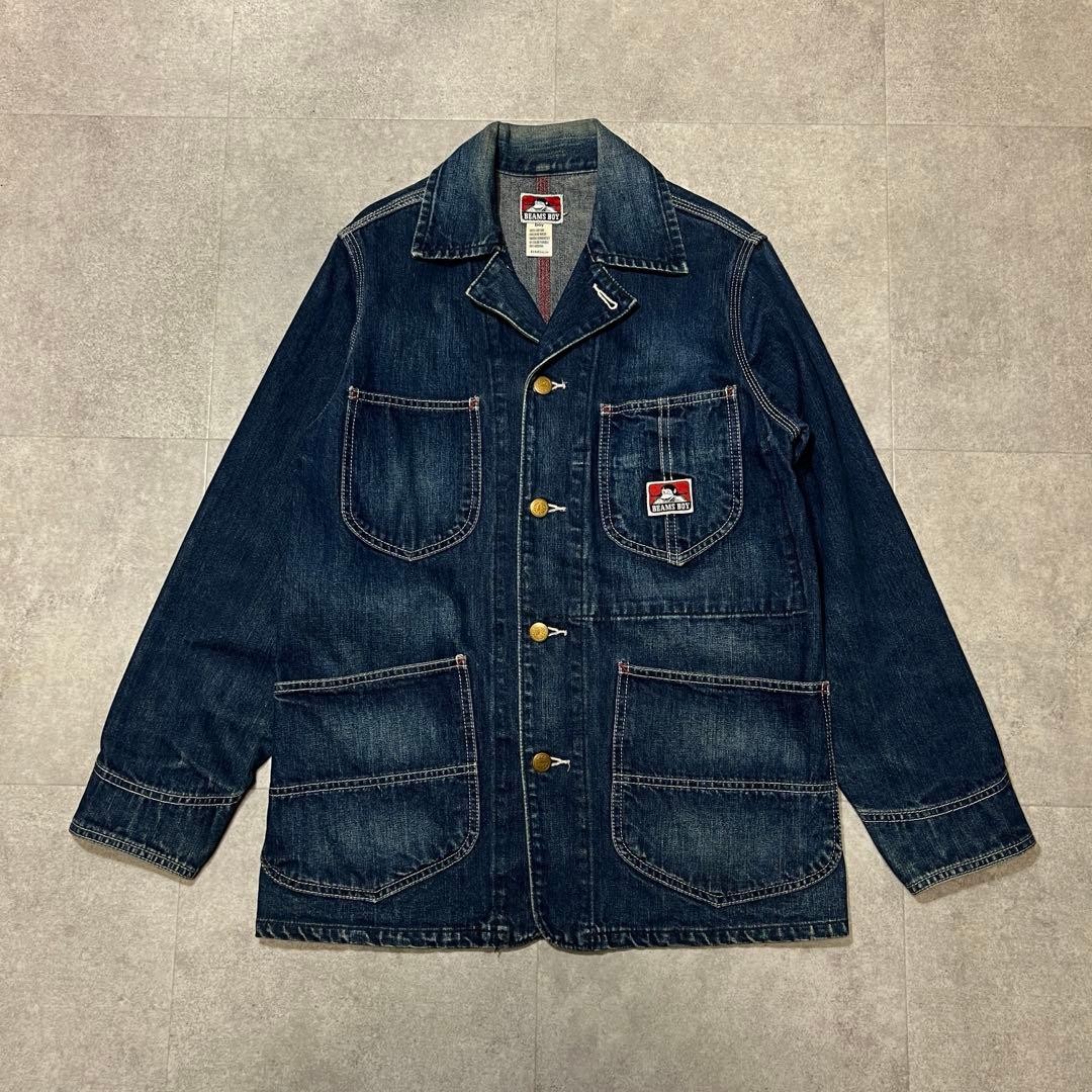 BEAMS BOY BEN DAVIS ビームスボーイ カバーオル Beams Boy x Ben Davis Denim Coverall Free Size Retro Japanese Size