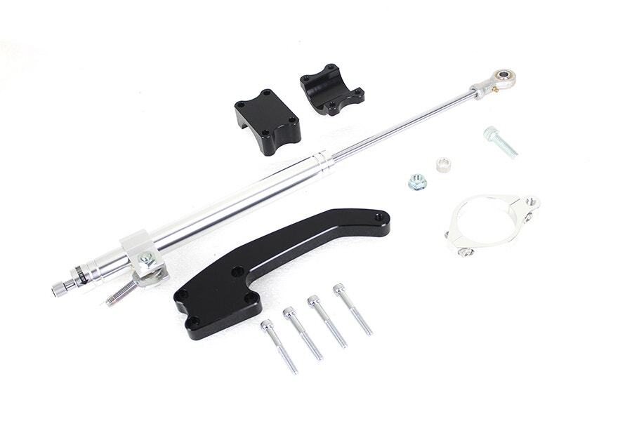 V-Twin Milwaukee Eight Adjustable Fork Steering Damper Kit Harley