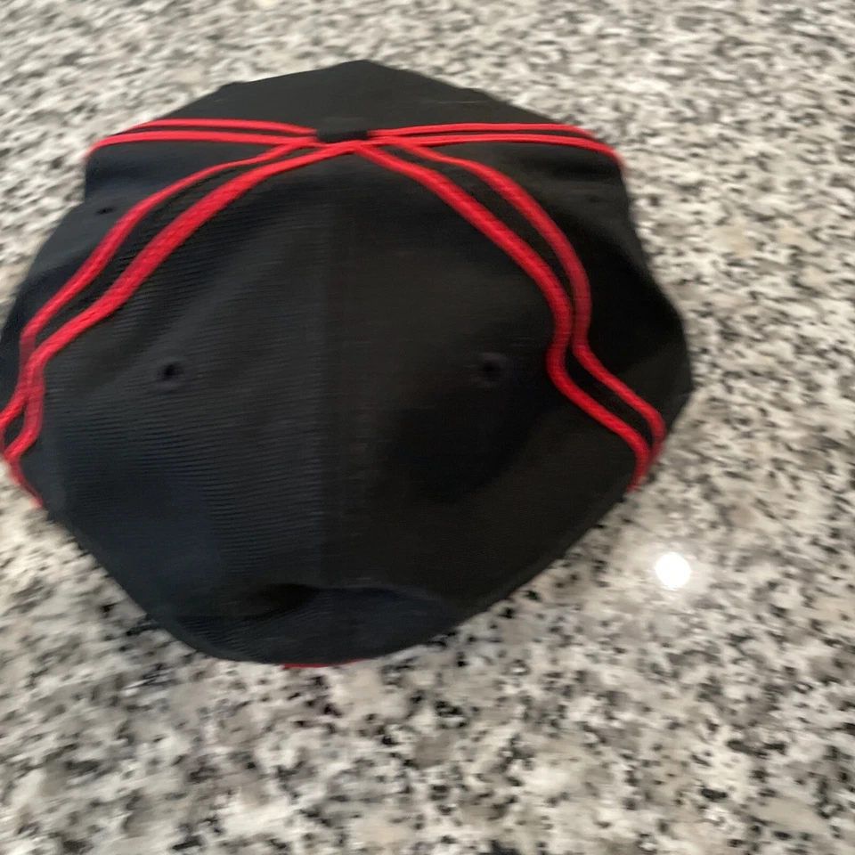 New Era 5950 Cincinnati Reds Negro Béisbol Cal 7 1/2 Lana EE. UU. Foto 4 de 4