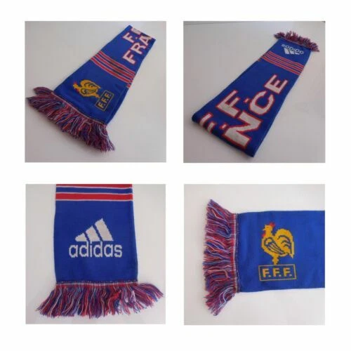 Écharpes  de collection sur l'équipe de France de football
