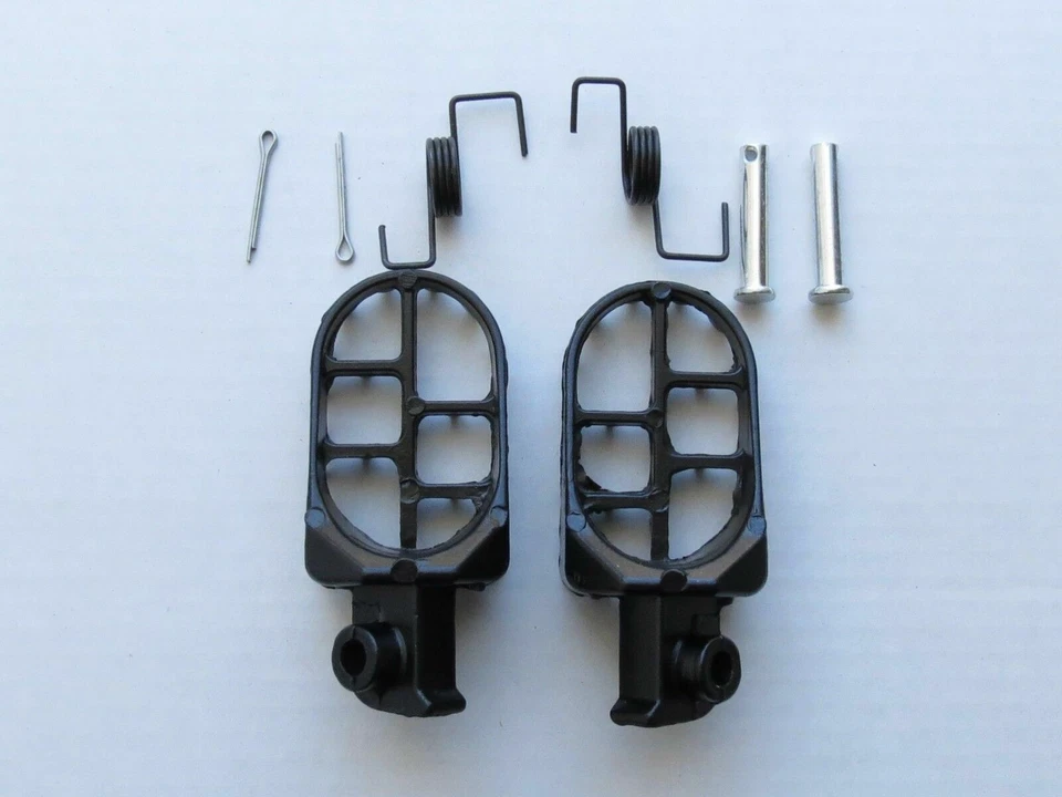 Clavijas para moto de cross Honda XR100R XR100 XR80R XR80 XR75 XR50R (negro) Foto 2 de 4