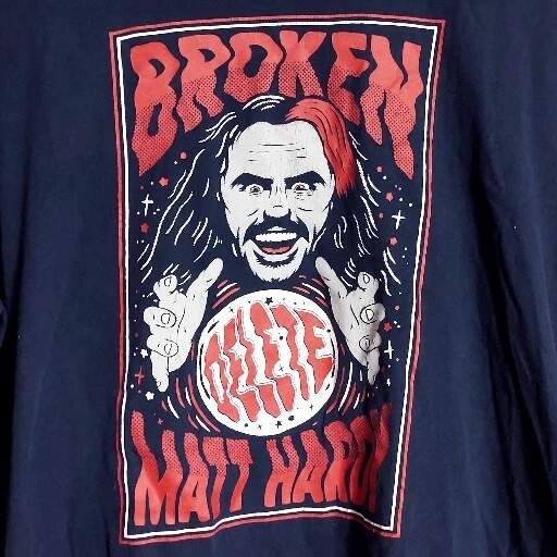 Matt Hardy Broken TNA Men's Blue Shirt Size 3XL - Image 2 of 4