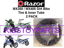 Rear Tire and Inner Tube for Razor MX350 Versions 23 and MX400 Versions 19
