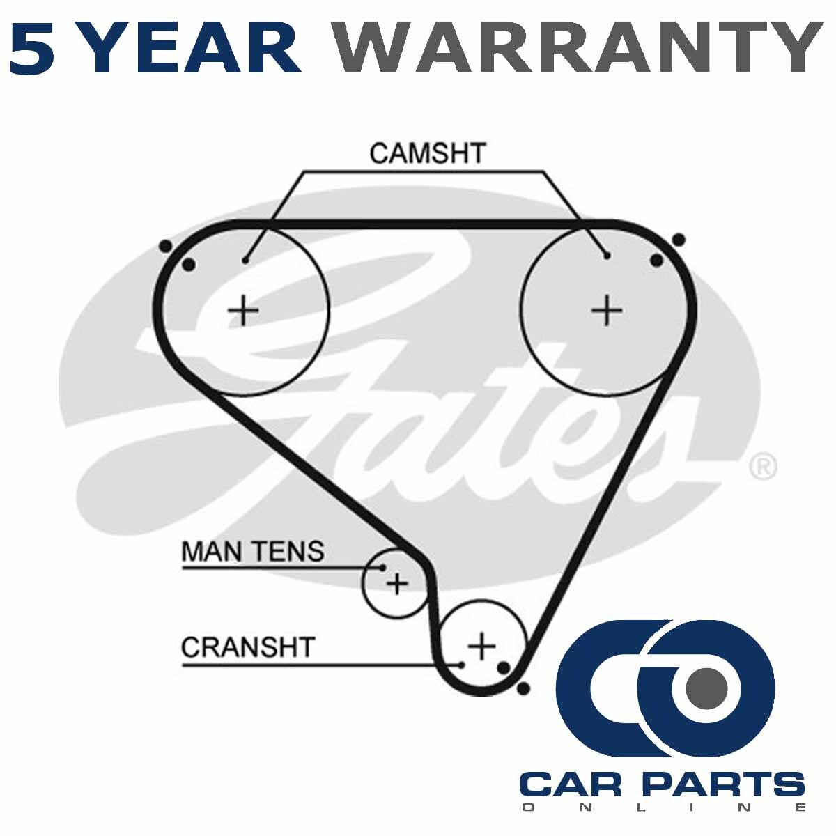 Gates Timing Belt Fits Nissan 300 ZX (1984-1990) - GAT3084 | eBay