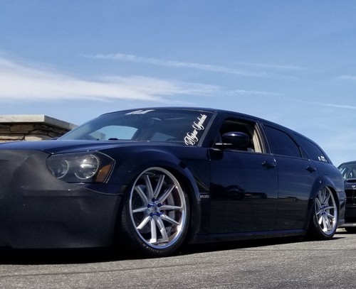 2005 - 2008 Dodge Magnum Bumper Nose Mask Bra Mesh NoviStretch EASY ON & OFF - Picture 3 of 8