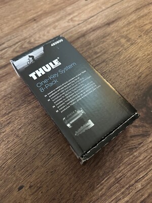 Thule One-Key System 8-Pack (Model: 450800) - New Thule Metal Lock Set 8 Pack!