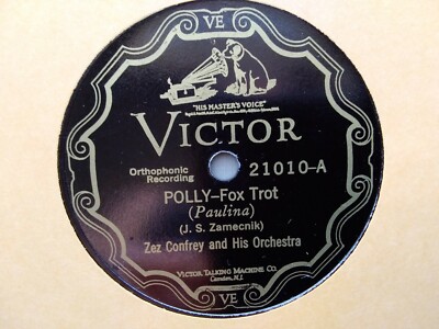 Zez Confrey 78rpm Single 10-inch Victor Records VE #21010 Polly & Prudy 