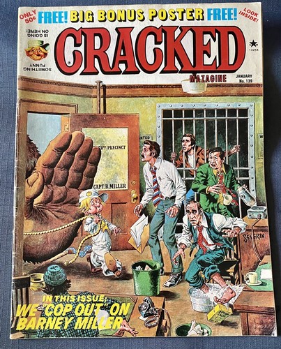 Revista vintage agrietada Barney Miller Fonz TV Parodia #139 edición de enero de 1976 - Imagen 1 de 4
