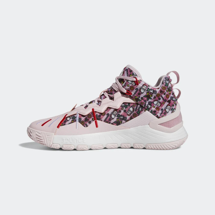 Size 10 - Adidas D Rose Son of Chi Christmas - Clear Pink for sale