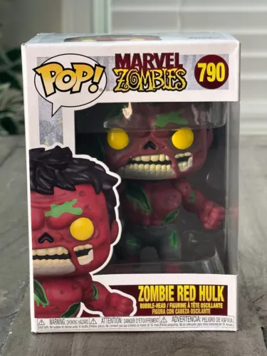 Funko Pop - Marvel Zombies - Zombie Red Hulk Bobble-Head Figura # 790