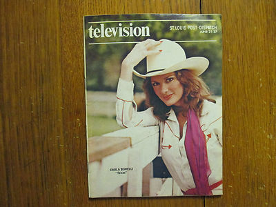 June 21, 1981 St. Louis Post-Dispatch TV Magazine(CARLA BORELLI/TEXAS/REENA COOK