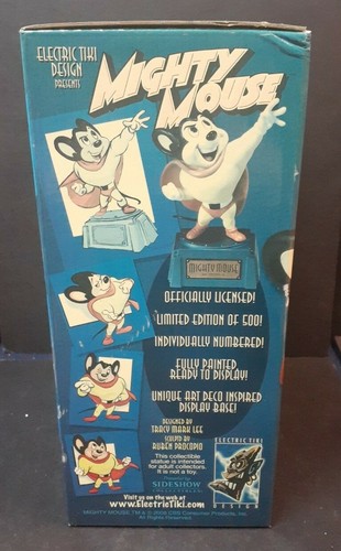 Mighty Mouse Maquette by Electric Tiki NEW SEALED JC 206 of 400 - Picture 4 of 5