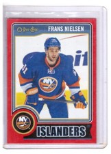 Frans Nielsen 2014-15 O-Pee-Chee Red Parallel Card #136