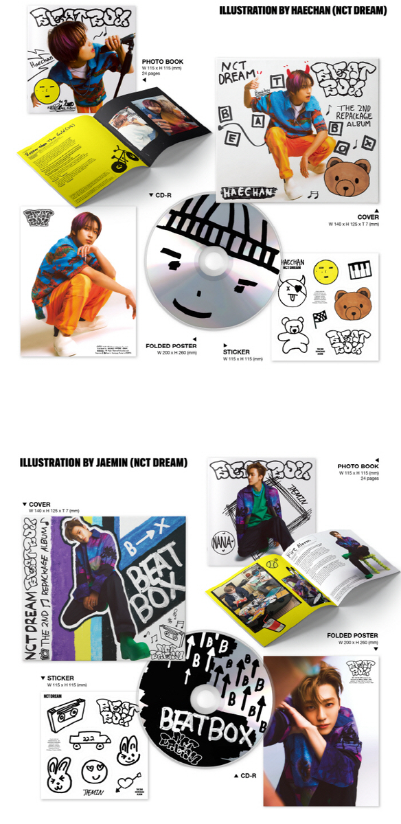 NCT Dream Beatbox (Repackage) Digipack Jaemin Ver + Store Gift