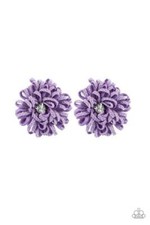 Paparazzi Peggy In Petunias Purple Starlet Shimmer Hair Clip