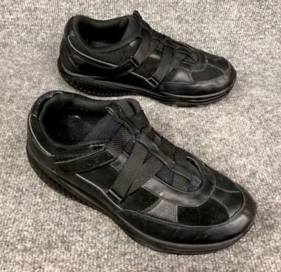 Sketchers Shape Ups Womens Sz Hydro Black Z Strap Athletic Toning Shoes  24864