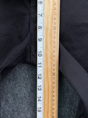 Calvin Klein Mens W30 L32 Body Fit Chino Pants Black Twill Mid Rise Zip Fly - Picture 6 of 18