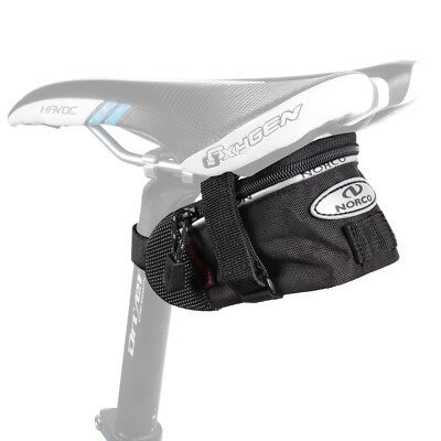 Bicycle Saddle Bag Norco, 0.4 Liter Pack Volume, approx. 80 g, Black, Nylon