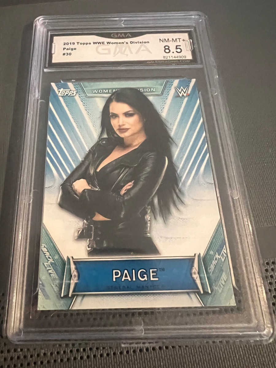 PAIGE 2019 TOPPS WWE WOMEN'S # 30 GRADED 8.5 L@@@K | eBay