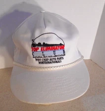1989 NHRA Top Eliminator Club rope  Mohr's National Hot Rod Association Hat