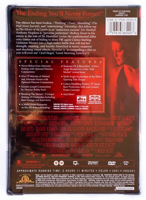 Hannibal (2001 Two-Disc Special Edition DVD) Anthony Hopkins
