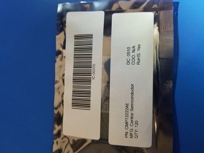 Lot of 120 NEW Central Semiconductor CMPT2222AE Bipolar Transistors 40V 600mA
