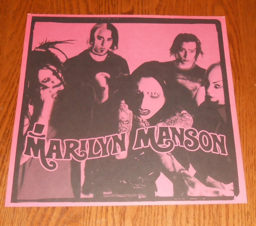 Marilyn Manson Smells Like Children Poster 2-Sided Flat 1995 Promo