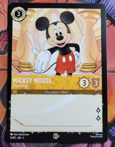 Mickey Mouse True Friend 15/P2 Continentals	Tournament Promo Card Disney Lorcana