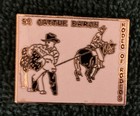 1993 Phoenix rodeo of rodeos, Cattle Baron clutch-back enameled pin — photo 1