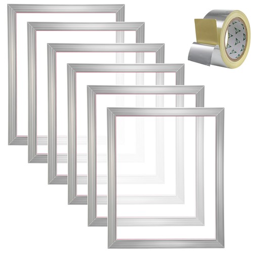 VEVOR Screen Printing Kit Silk Screen Printing Frame 20x24in 110 Count Mesh 6pcs - Imagen 9 de 12