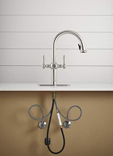KOHLER K-R24937-SD-VS Rubinetto lavandino cucina Newhaus, inox vibrante - Foto 3 di 6