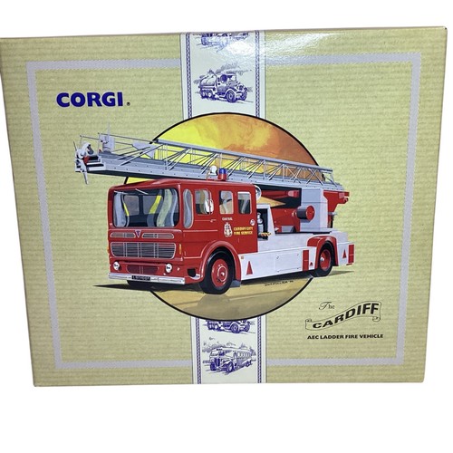 Corgi Classics 97385 Cardiff AEC Ladder Fire VehiclebDiecast Model